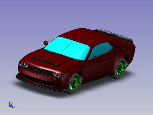 道奇Challenger Demon模型