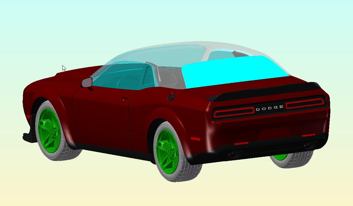 道奇Challenger Demon模型