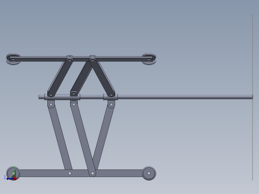 管道扶正器管道对中器3D图纸 Solidworks设计右视缩略图