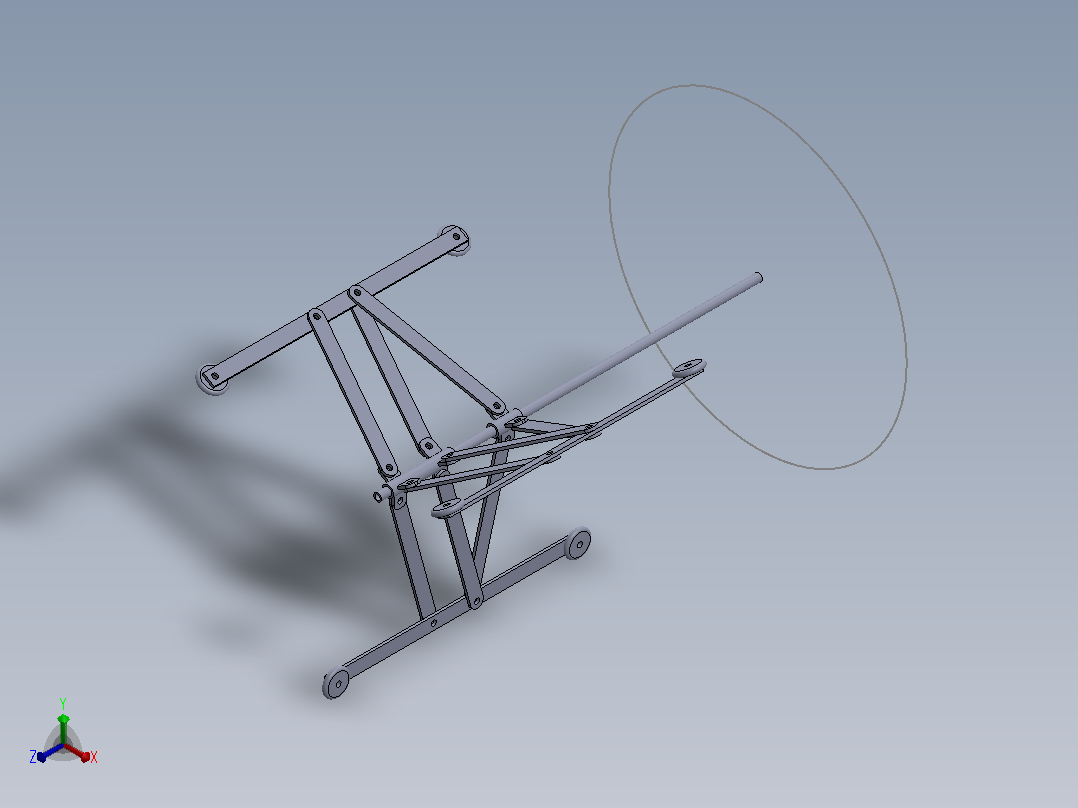 管道扶正器管道对中器3D图纸 Solidworks设计正等轴测图