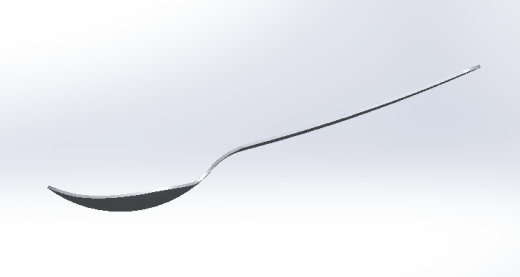逼真的勺子——高质量的3D模型缩略图