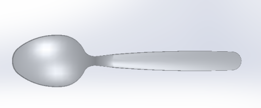 逼真的勺子——高质量的3D模型缩略图
