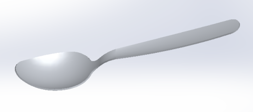 逼真的勺子——高质量的3D模型缩略图