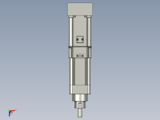 MTE63-100-P10-P-M750W-I-S3 MTE63电动缸 最大负载300kg 最大推力2560N 750W电机间接安装俯视缩略图