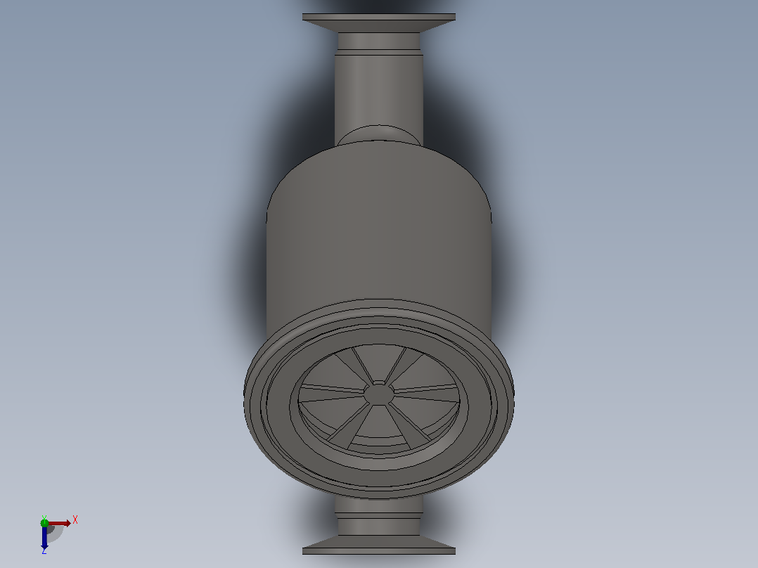 DGX09Y型卡式过滤器[DGX09-DN25]俯视图