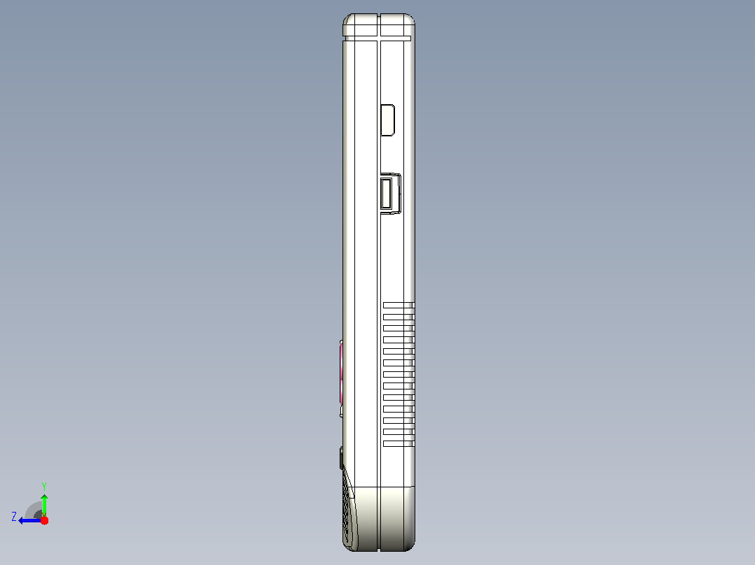 B2002295-任天堂游戏机男孩右视图
