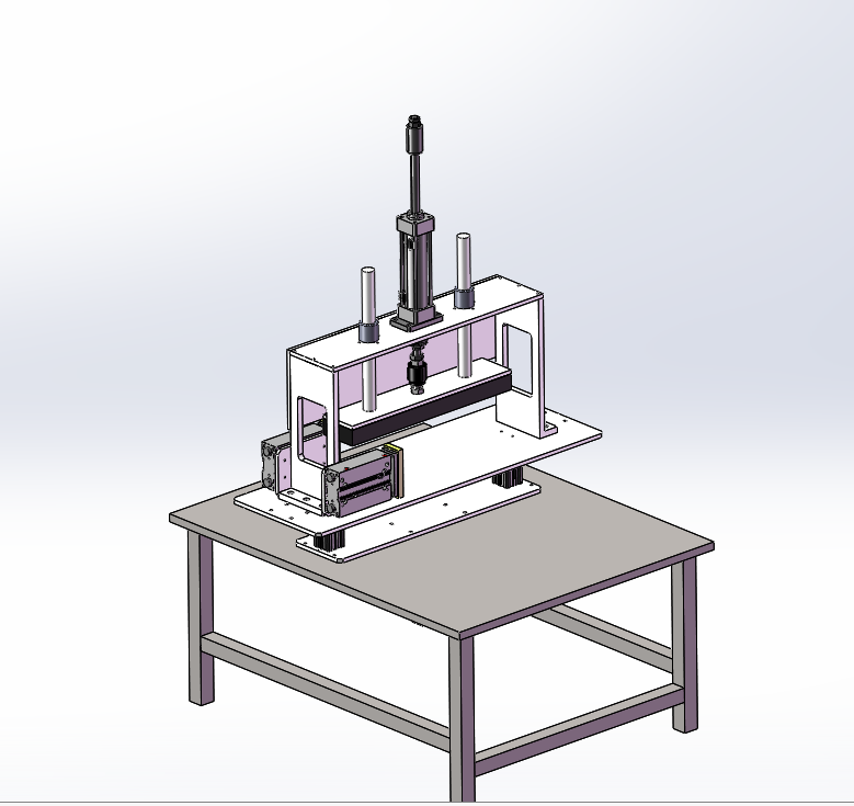 简易桌面型夹具sw18可编辑