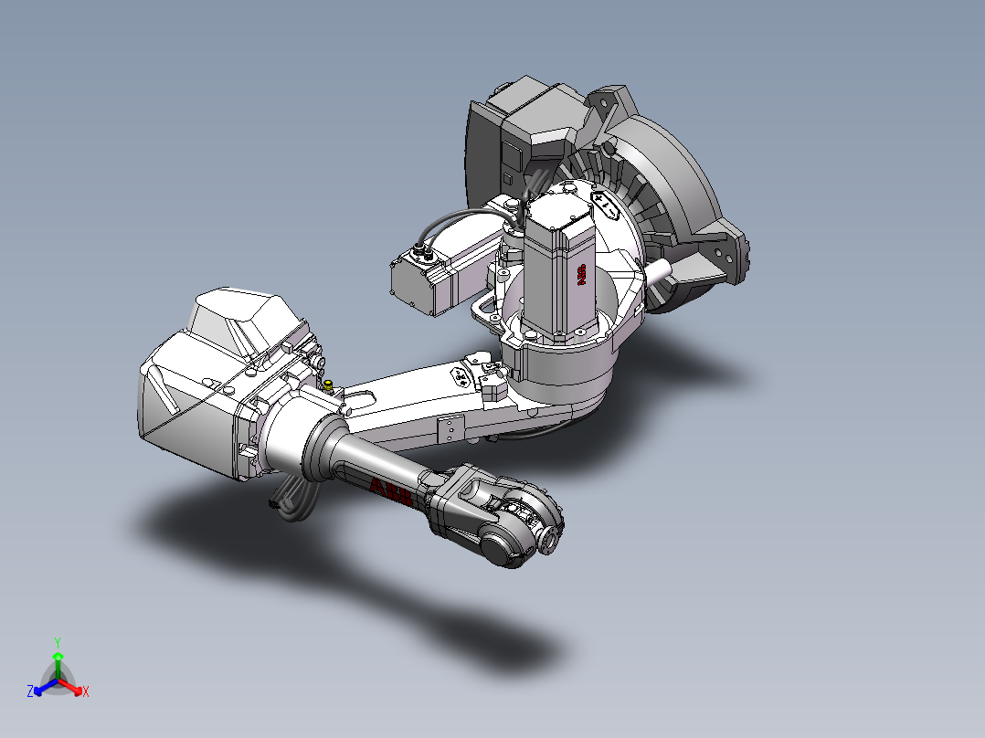ABB IRB 2600 20 1.65正等轴测图