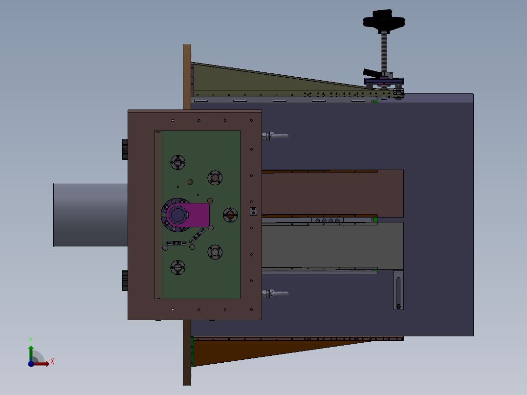 B3259-焊接变位机 变位机前视图