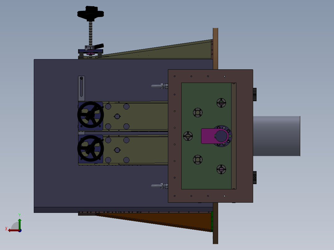 B3259-焊接变位机 变位机后视图