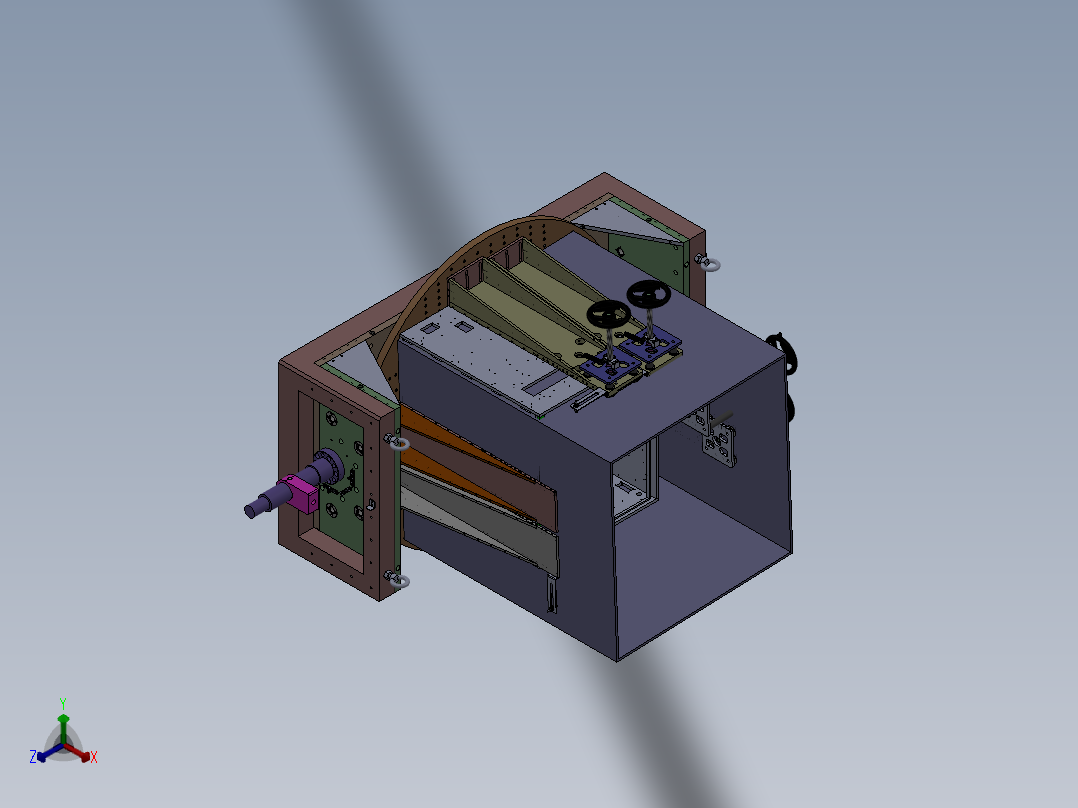 B3259-焊接变位机 变位机正等轴测图