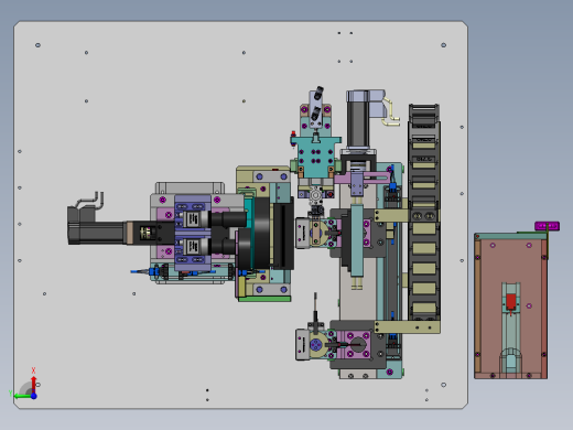 已产PIN检测总装图sw17可编辑
