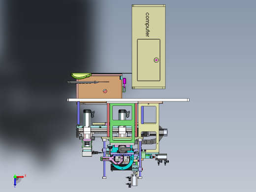 已产PIN检测总装图sw17可编辑俯视缩略图