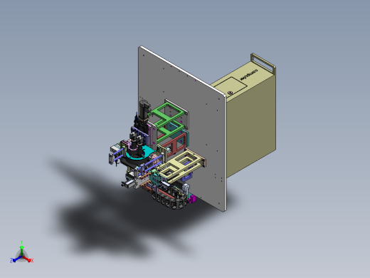 已产PIN检测总装图sw17可编辑正等轴测缩略图