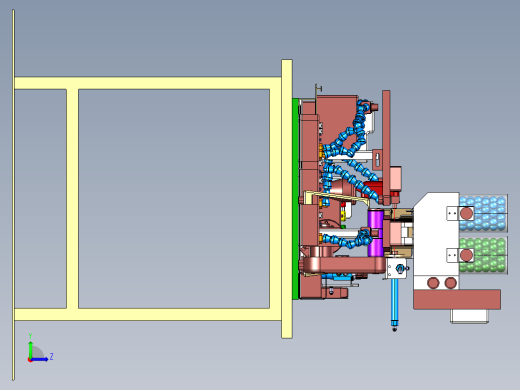 柔性制造系统左视缩略图