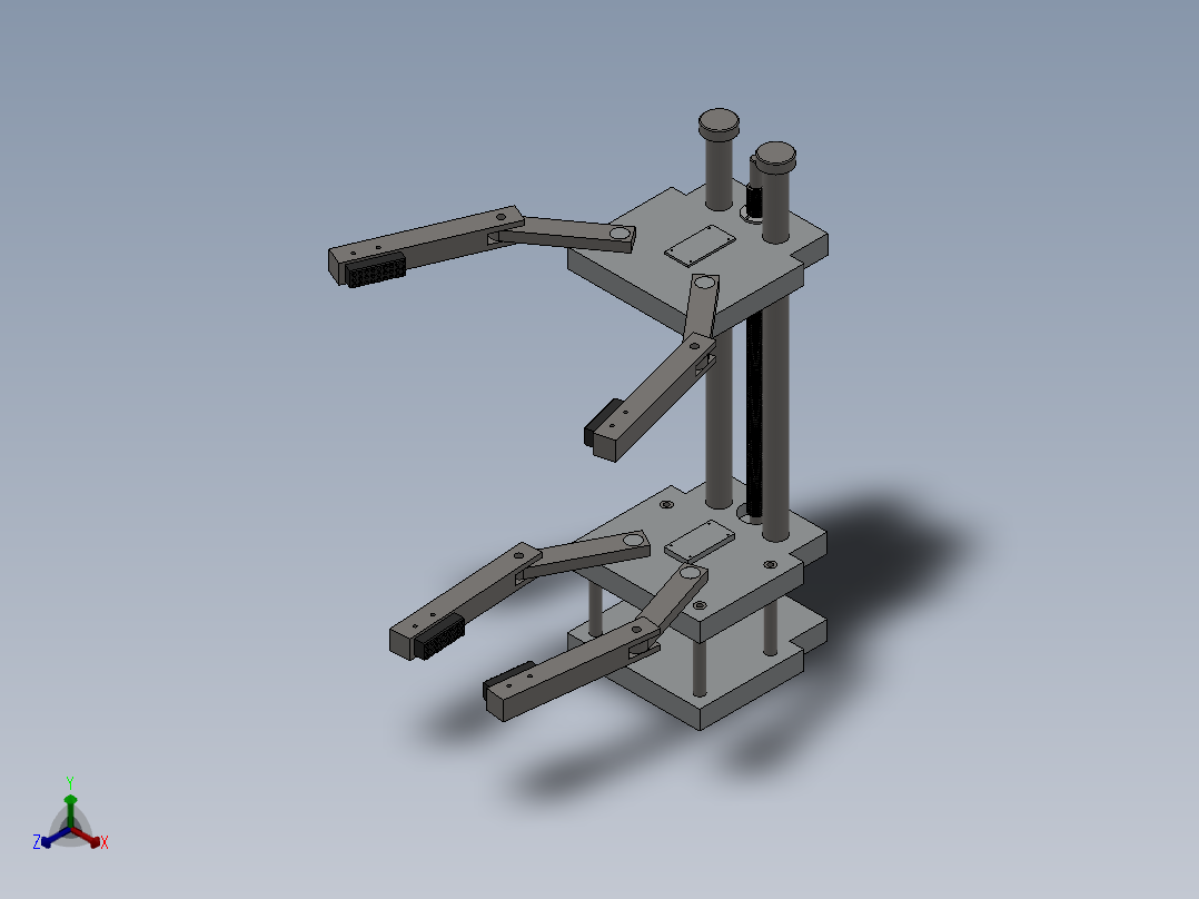 机器猴3D模型正等轴测图