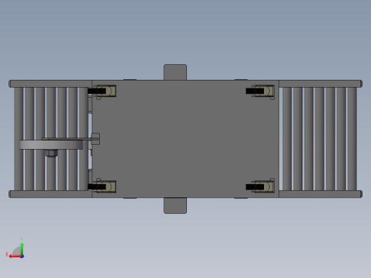 纸箱自动封箱机3D模型后视缩略图