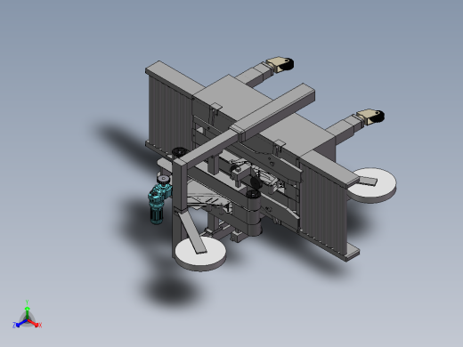 纸箱自动封箱机3D模型正等轴测缩略图