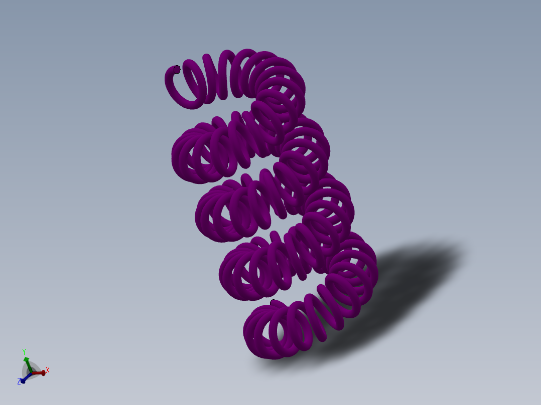 异形弹簧3D模型