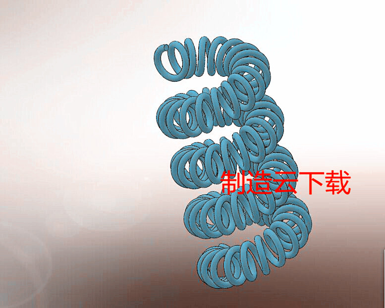 异形弹簧3D模型