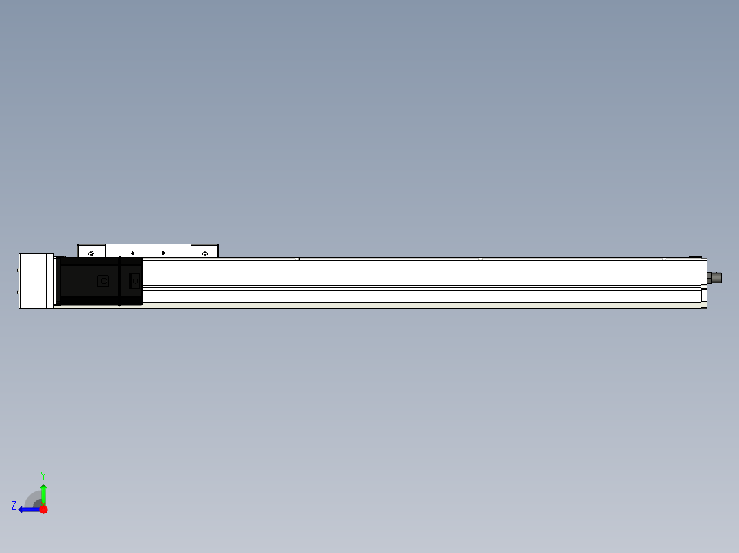 Toyo东佑达直线模组-ECH17-750-BL-750W右视图