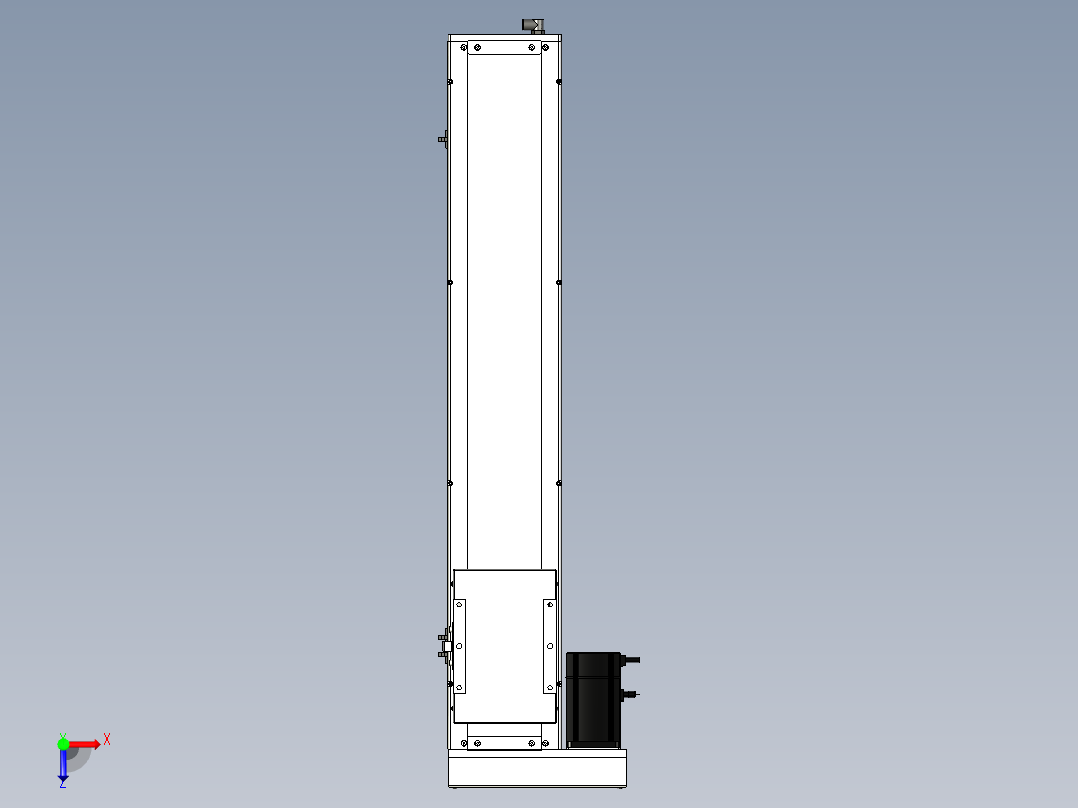 Toyo东佑达直线模组-ECH17-750-BL-750W俯视图
