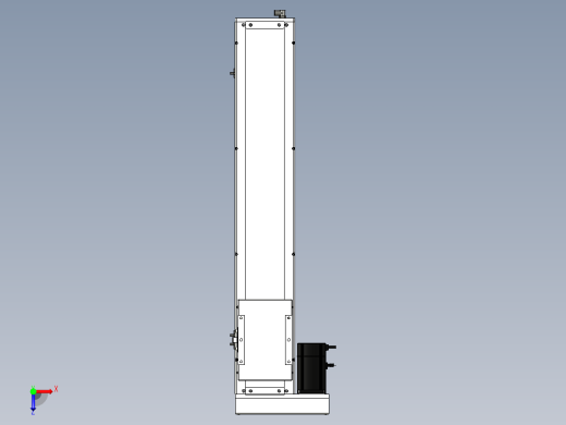 Toyo东佑达直线模组-ECH17-750-BL-750W俯视缩略图