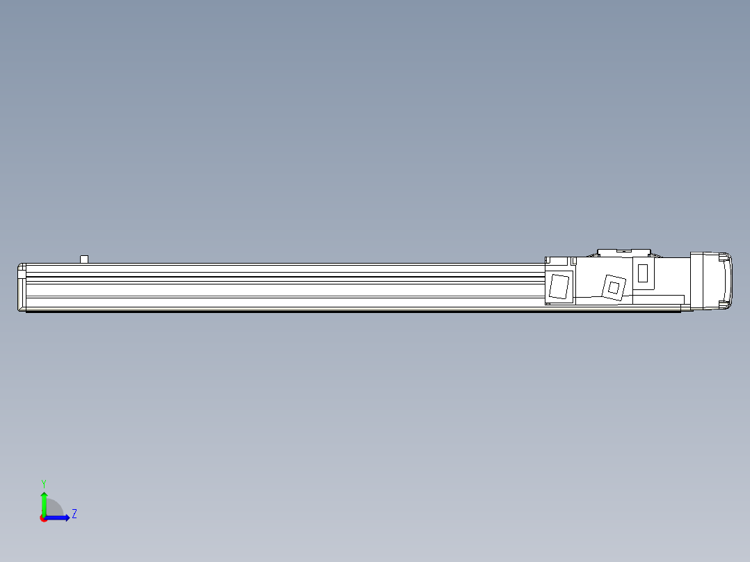 Toyo东佑达直线模组-ETH5M-BR-450-M10B左视图