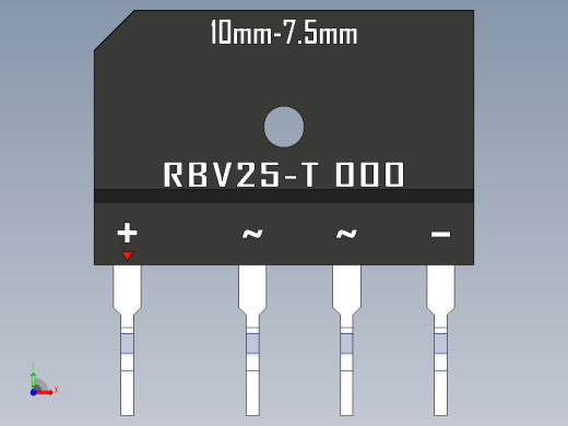 桥式整流器-RBV25-T前视缩略图