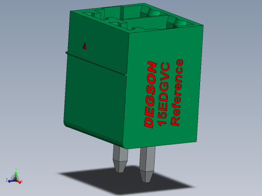 DEGSON 15EDG 系列 3.5mm 插拔式接线端子 FullPack-15EDGVC-3.5-xxP-14-00AH