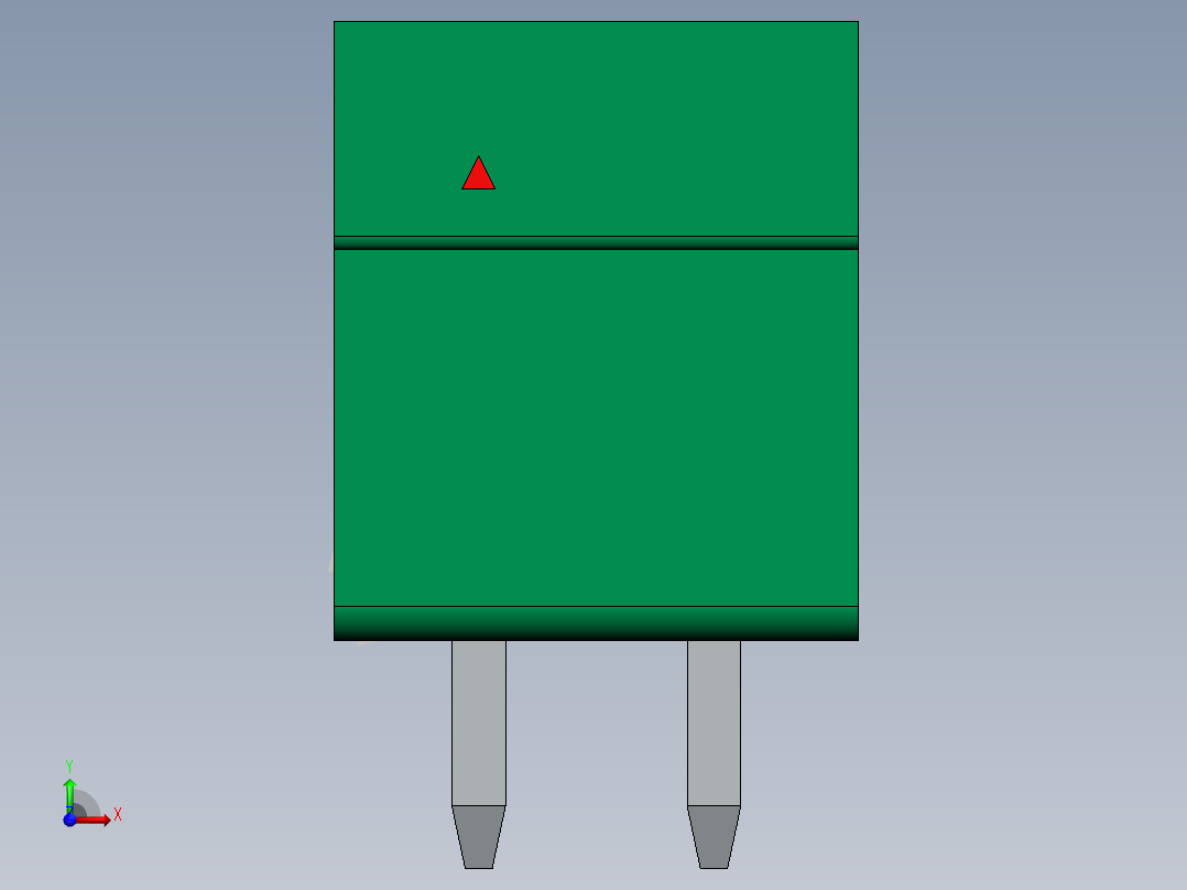 DEGSON 15EDG 系列 3.5mm 插拔式接线端子 FullPack-15EDGVC-3.5-xxP-14-00AH前视图
