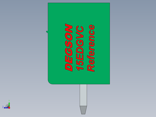 DEGSON 15EDG 系列 3.5mm 插拔式接线端子 FullPack-15EDGVC-3.5-xxP-14-00AH右视缩略图