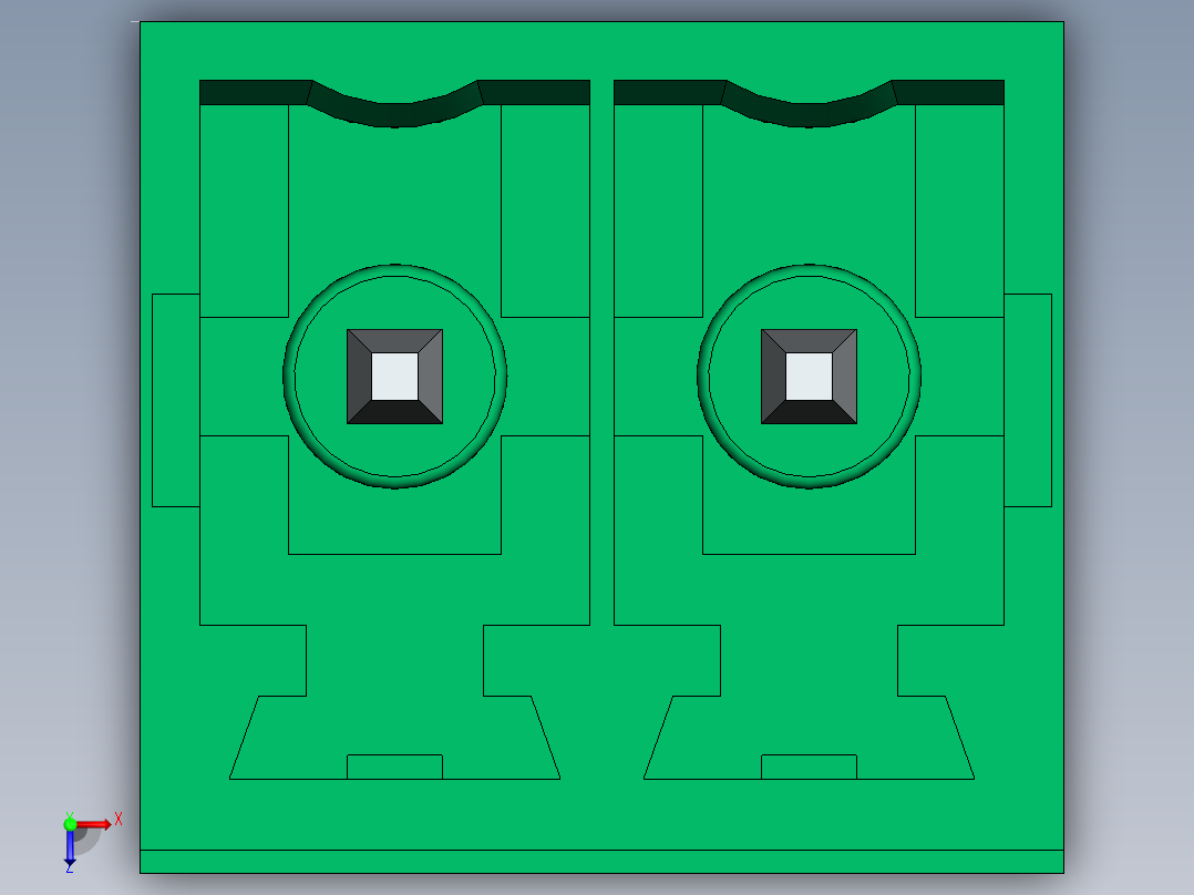 DEGSON 15EDG 系列 3.5mm 插拔式接线端子 FullPack-15EDGVC-3.5-xxP-14-00AH俯视图