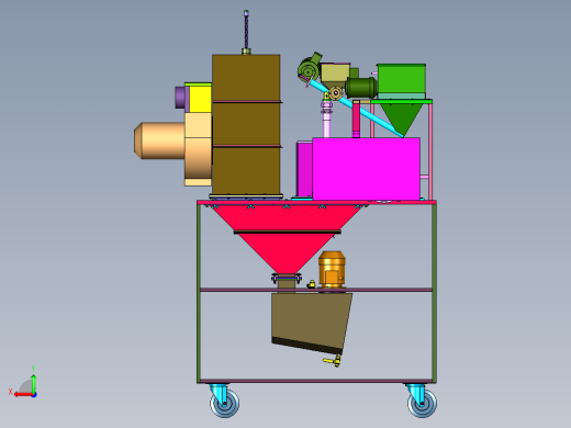 立式冷冻超细中药研磨机后视缩略图