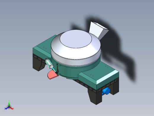 行星式轮碾搅拌机