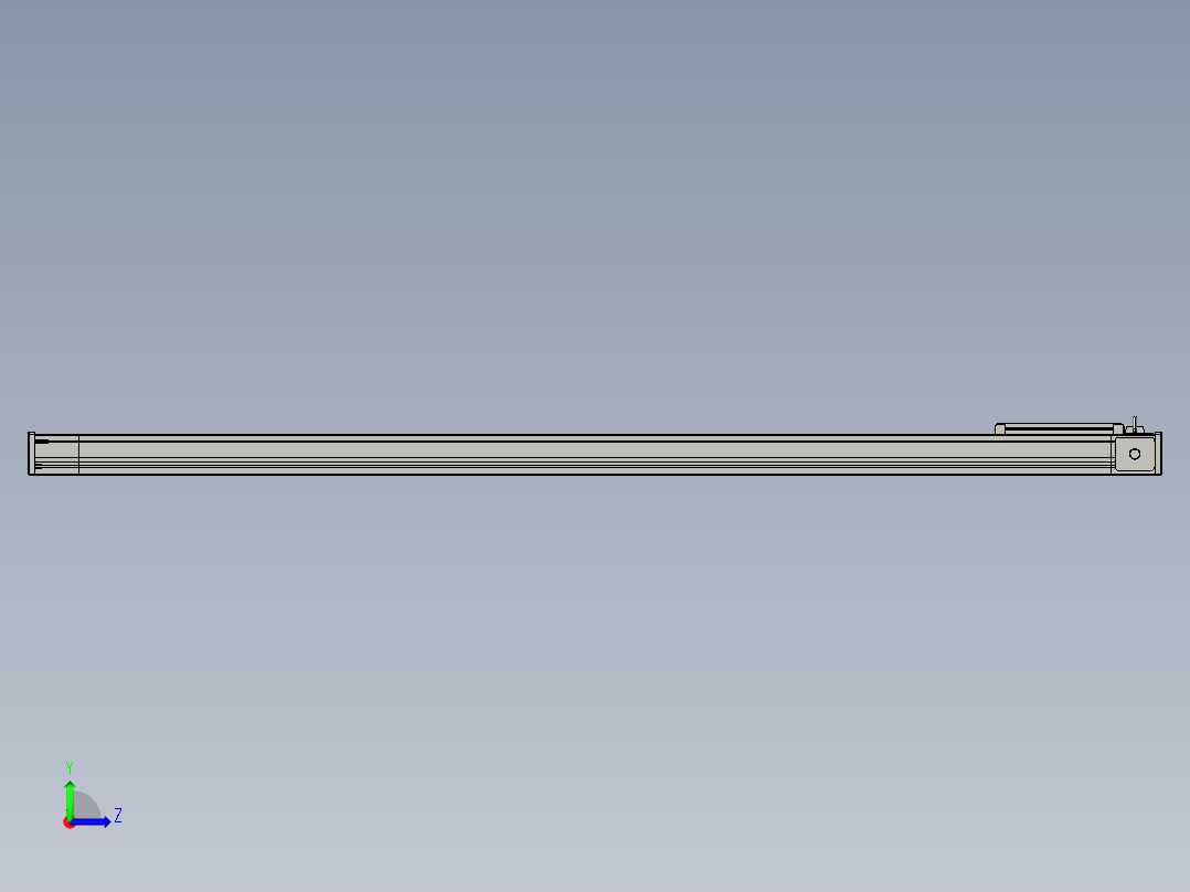 欧规系列-LB8-L150-S1800-BL-ZP75-C3左视图