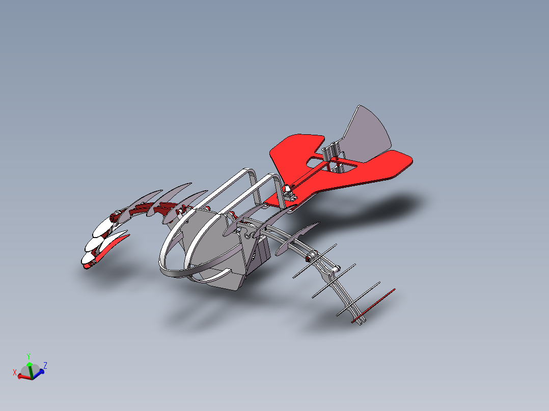 仿生扑翼飞行器三维SW模型=1144225==200