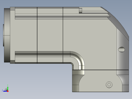 斜齿ZPGH115-L2 19-70-90-M6 KCZ25.STEP右视缩略图