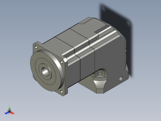 斜齿ZPGH115-L2 19-70-90-M6 KCZ25.STEP正等轴测缩略图