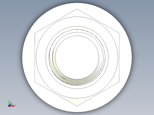 螺栓和六角螺母-1 12 - 6 UNC前视缩略图
