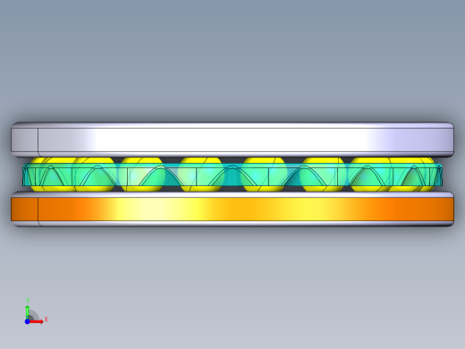 平面推力球轴承51106前视缩略图