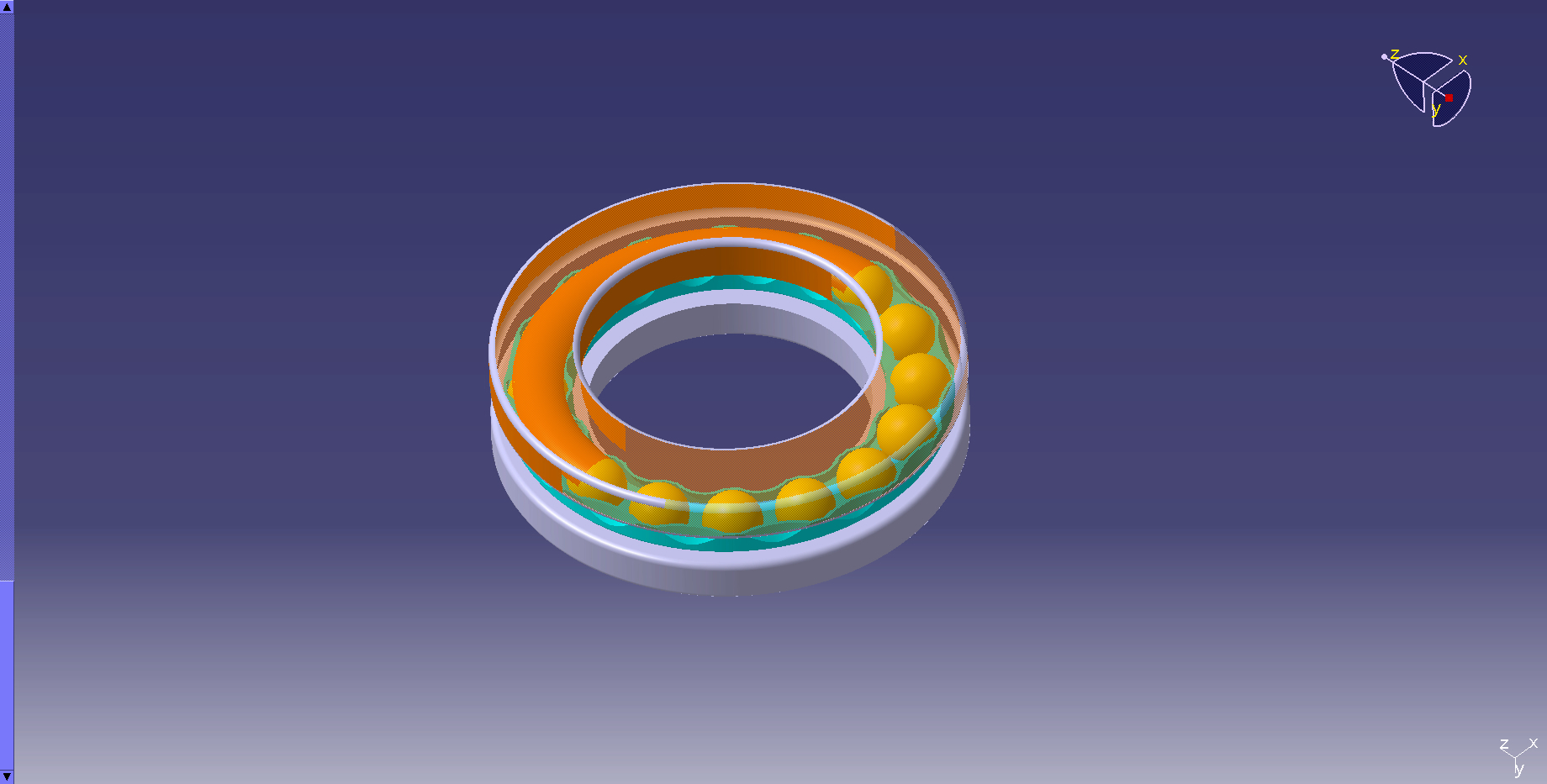平面推力球轴承51106