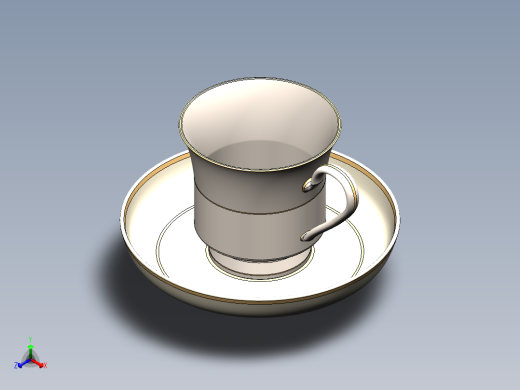 茶杯正等轴测缩略图