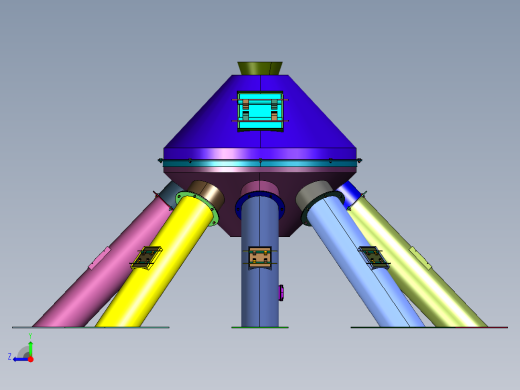管道电动旋转式分配器右视缩略图