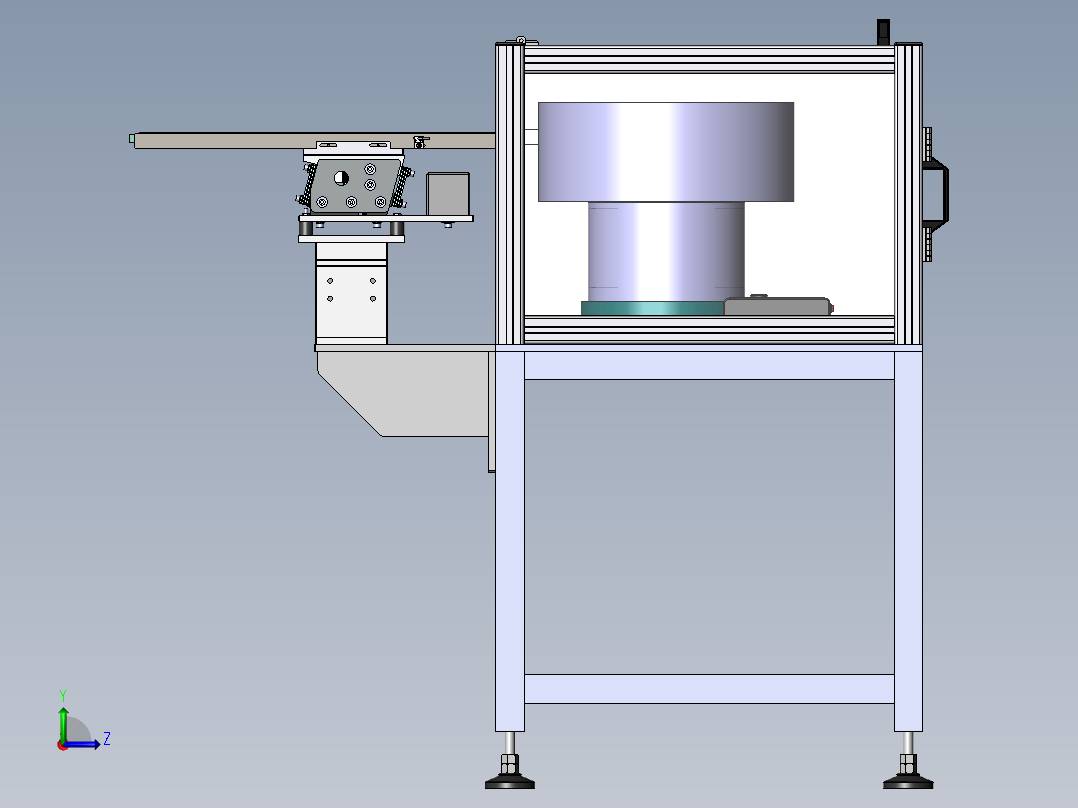 隔音振动盘左视图