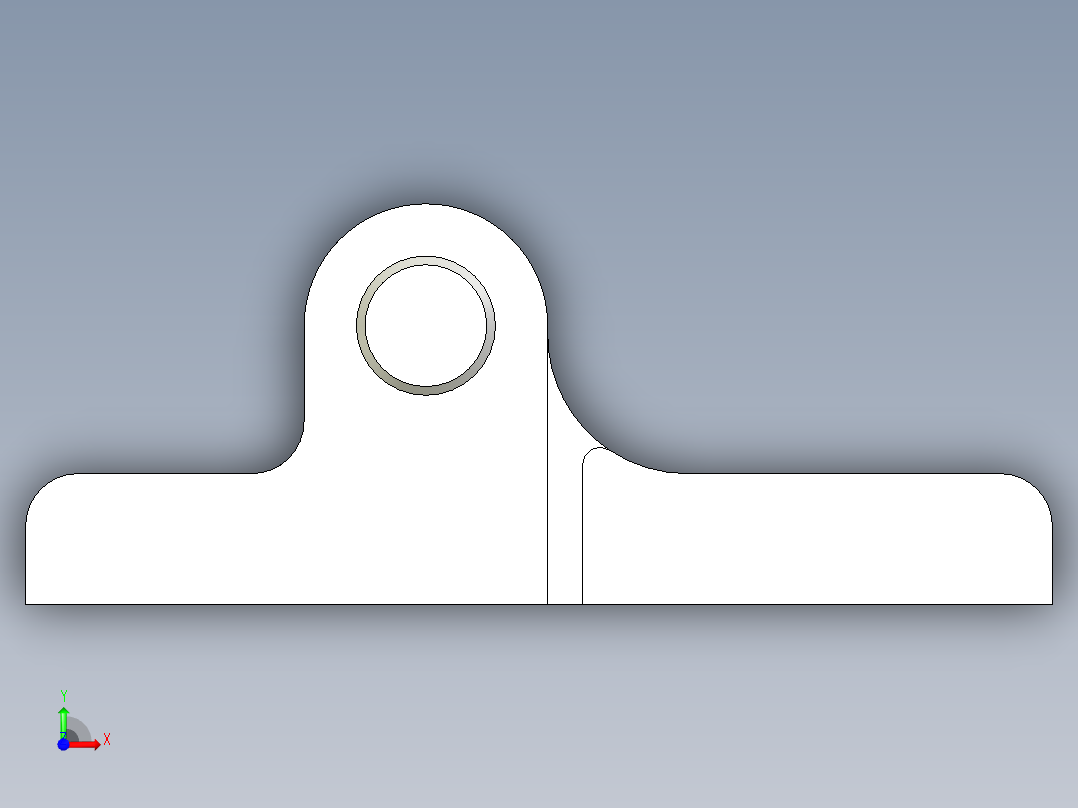 鋅合金鉸鏈CMZ-3D多系列多零件图纸模型前视图