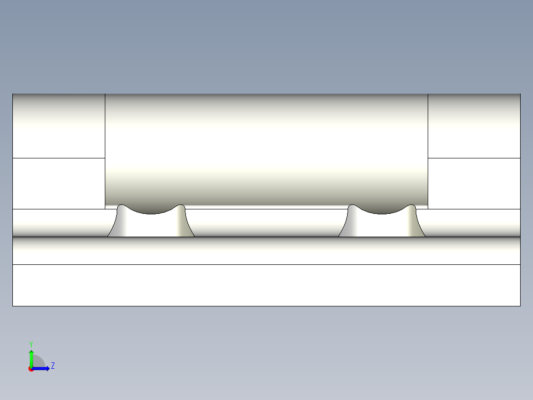 鋅合金鉸鏈CMZ-3D多系列多零件图纸模型左视图