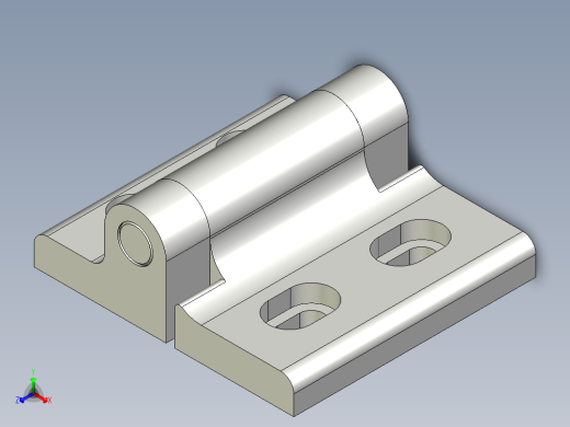 鋅合金鉸鏈CMZ-3D多系列多零件图纸模型正等轴测缩略图