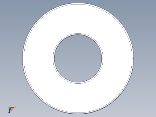 平面推力球轴承51304俯视缩略图