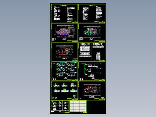 某人民医院综合病房大楼洁净空调施工图